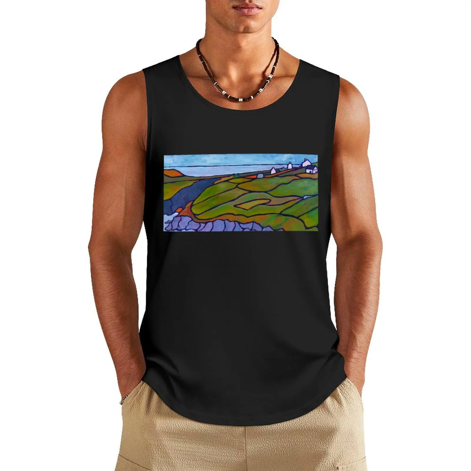 Dingle Peninsula (County Kerry, Ireland) Tank Top bodybuilding t-shirt sleeveless shirt man gym