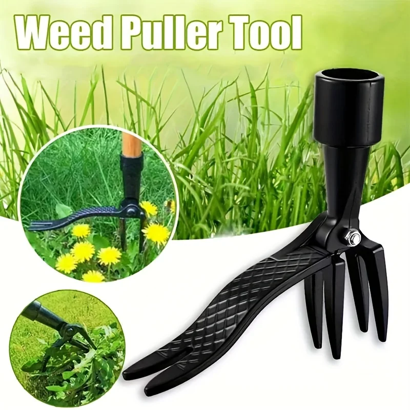 Stand Up Weed Puller Tool Weeding Head Replacement Claw Weed Remover Hand Tool For Outdoor Garden Lawn Without Bending Kneeling