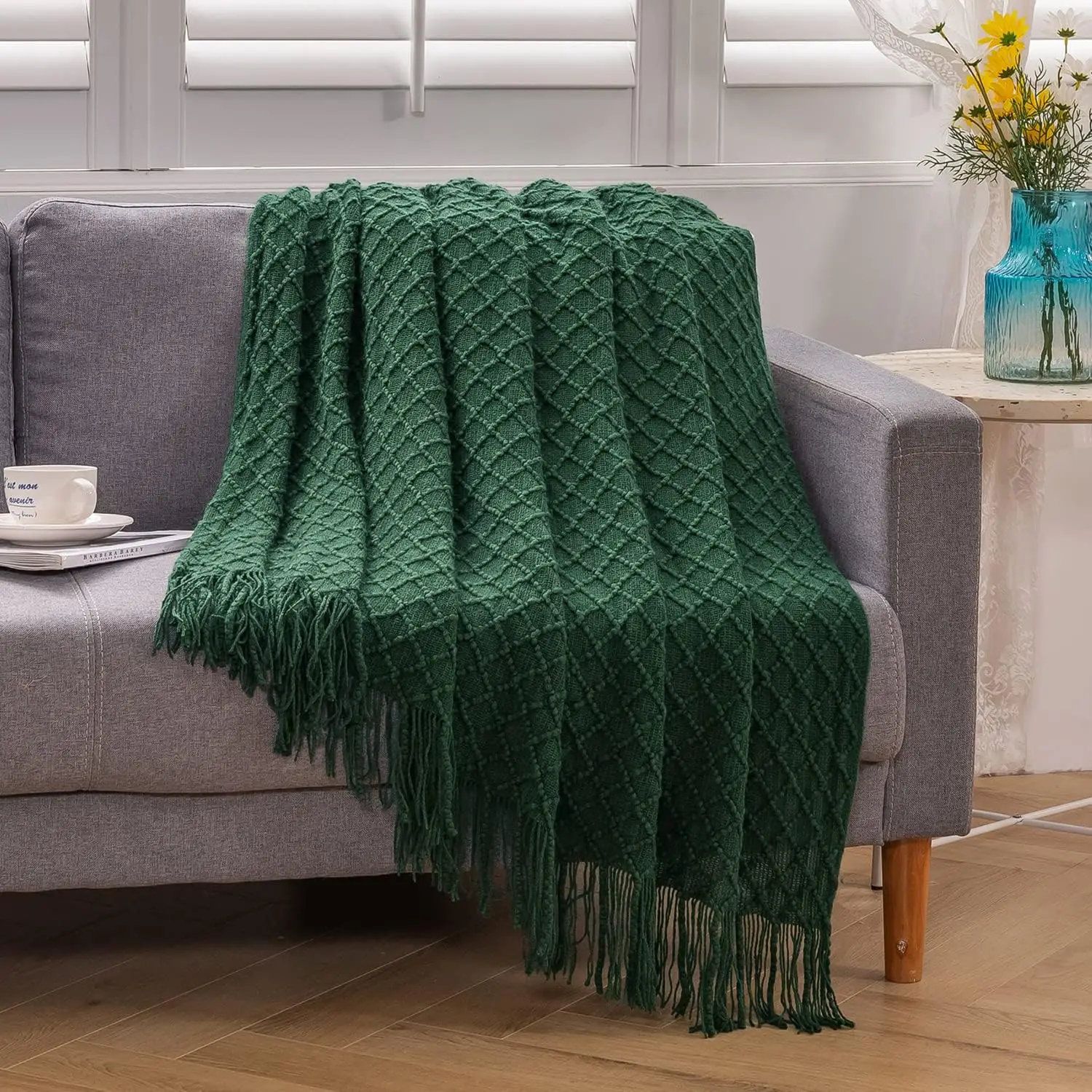 

Одеяло для дивана, мягкое уютное вязаное одеяло, легкое декоративное одеяло для дивана, стула-кровати, путешествий и гостиной-все