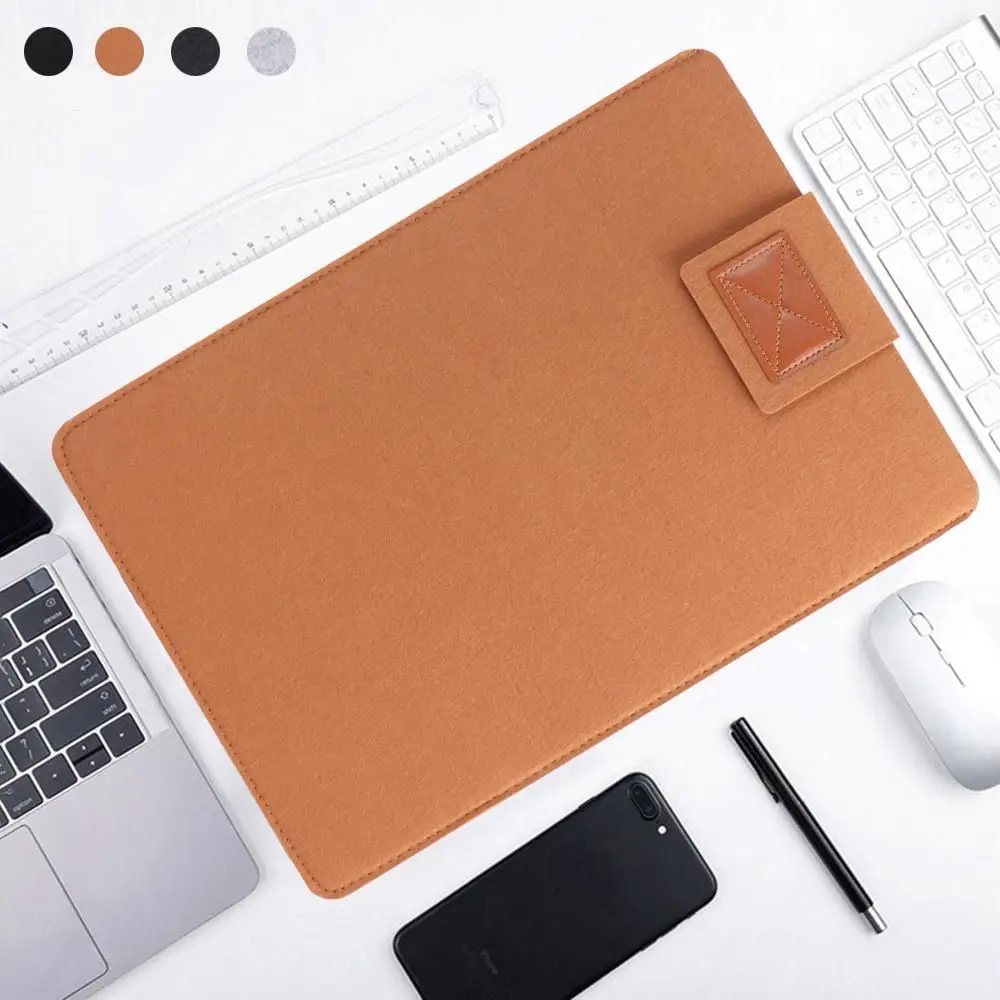 Ultra Thin Wool Felt Fashion Bag Sleeve Laptop Case Cover Ultrabook For Xiaomi HP Dell Lenovo
