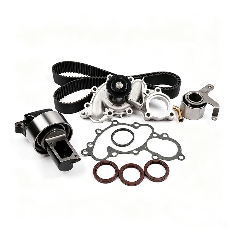 #￥forTBK154 TS26154 ITM154 Timing Belt Kit With Water Pump Tensioner Idler & 3 Oil Seals Fit 88-92 3VZ-E 3.0L V6 NA Engine Parts