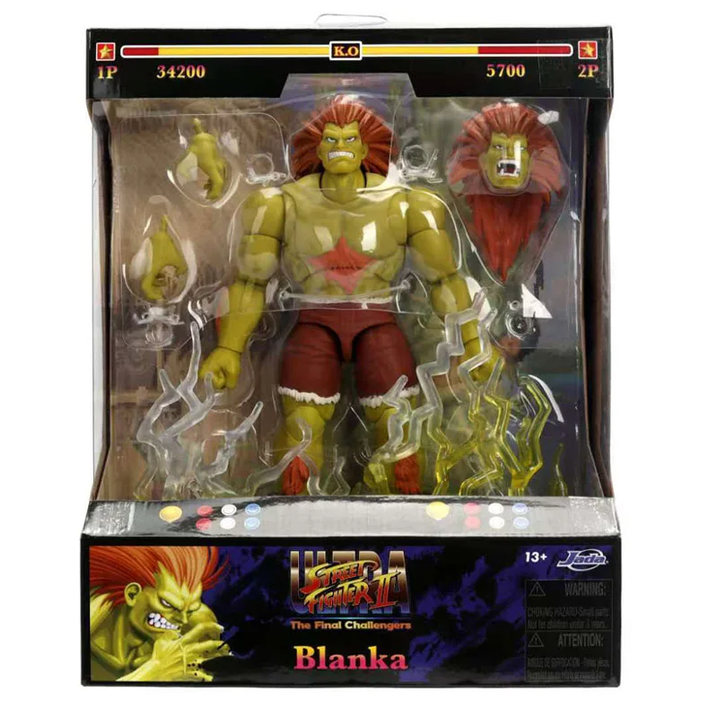 Hot Genuine Toys Blanka Sagat Vega Fighter Wave 4 Anime Action Figure Model Collection Ornament Toy Gift In Stock