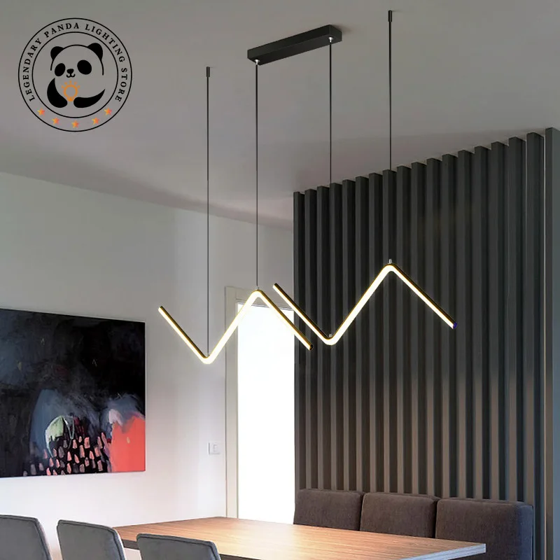 Nordic Designer Pendant Light Modern Minimalist Metallic Luster Restaurant Bedroom Hanglamp Woonkamer Art Decoration LED Fixture