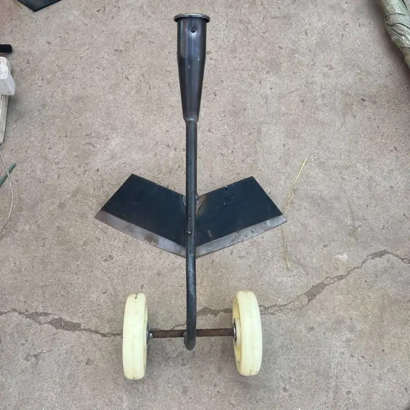 ينطبق على المساعدة الجديدة للمجرفة الزراعية لإزالة الأعشاب الضارة قطعة أثرية لحديقة مجرفة عجلة بكرة إزالة الأعشاب الضارة المنزلية