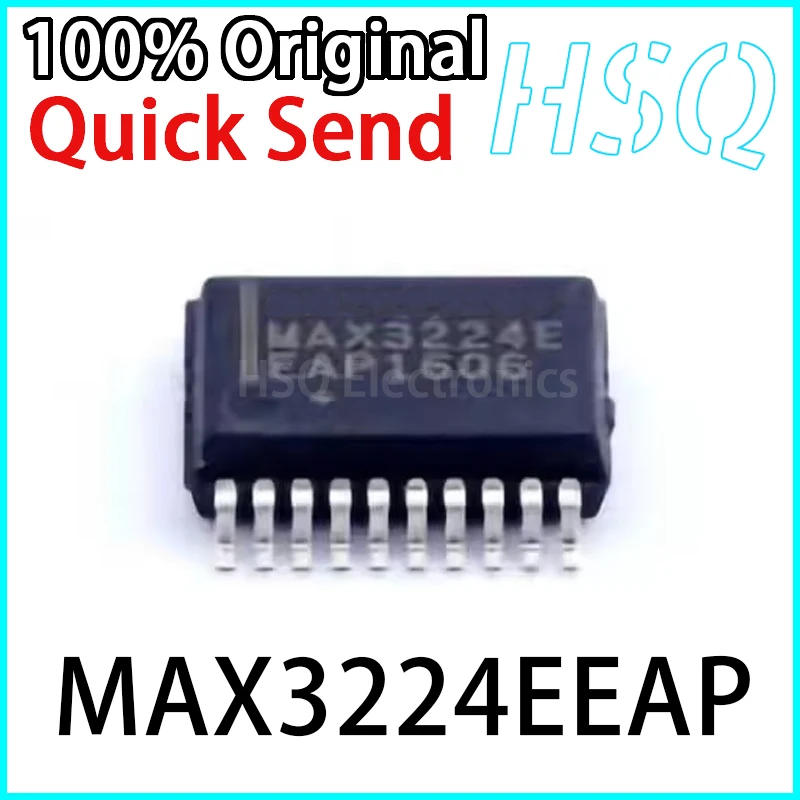 

1PCS New MAX3224EEAP MAX3224E Interface Driver Receiver Transceiver MAX3224E 20-SSOP RS-232