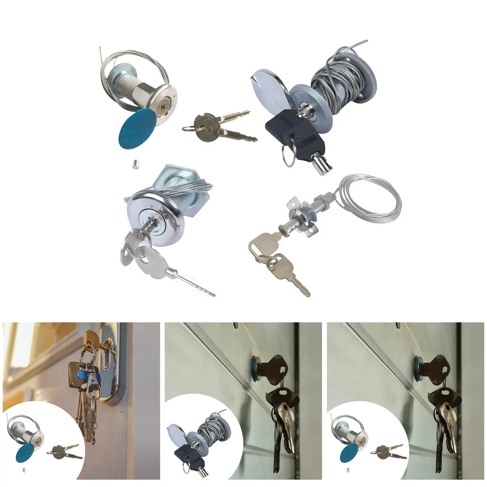 Garage Door Emergency Release Lock Kit Spare Parts High Performance Replaces