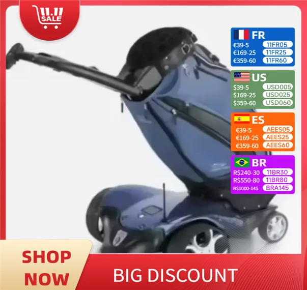 Authentic Remote Control Easy Go Electric Golf Trolley Push Cart With Remote Follow Electric Stand up Golf Scooter