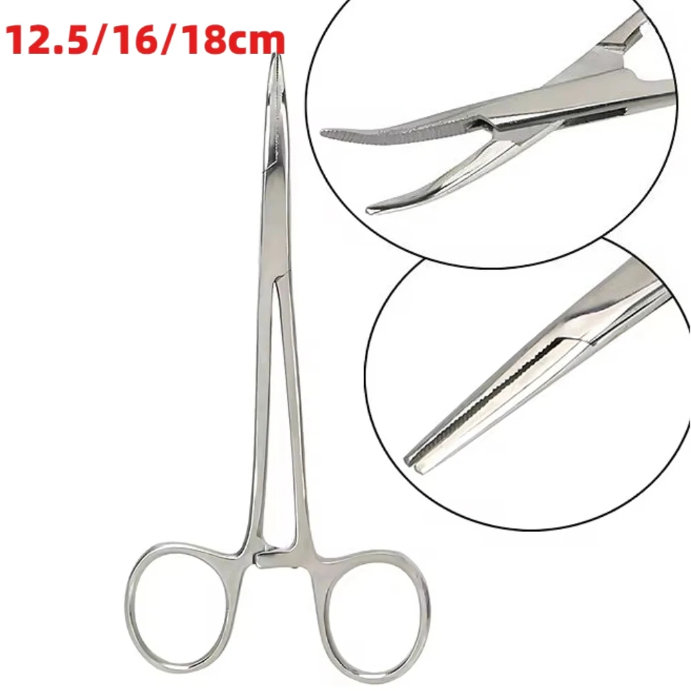 지혈 집게 클립 가위 지혈대 동맥 수술용 컵핑 클램프 낚시 가위 애완 동물 깃털 따기 클립