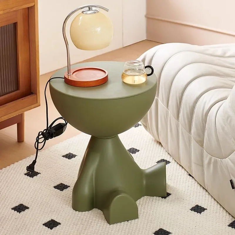 

Round Coffee Tables Mini Living Room Luxury Simple Corner Table Modern Nordic Decor Bedroom