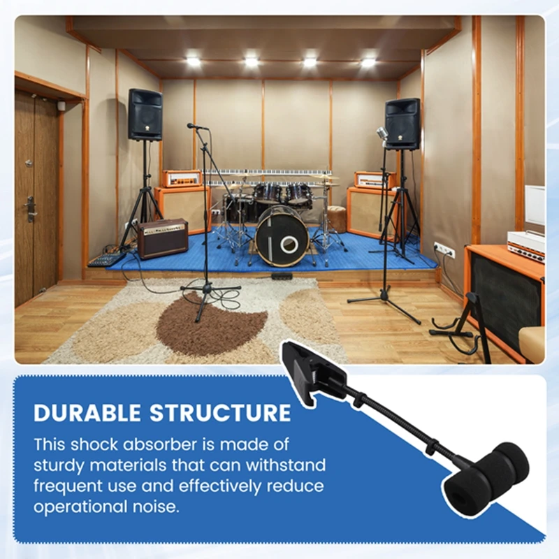 Saxophone Microphone Mount Instrument Shockproof Mount Saxophone Specific Microphone Universal Stand Clip