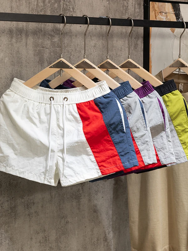 

Новые мужские пляжные шорты 2025 года: быстросохнущие, дышащие, длиной 3/4, спортивные, свободные, универсальные, для активного отдыха, летние, молодежные, из полиэстера, повседневные.