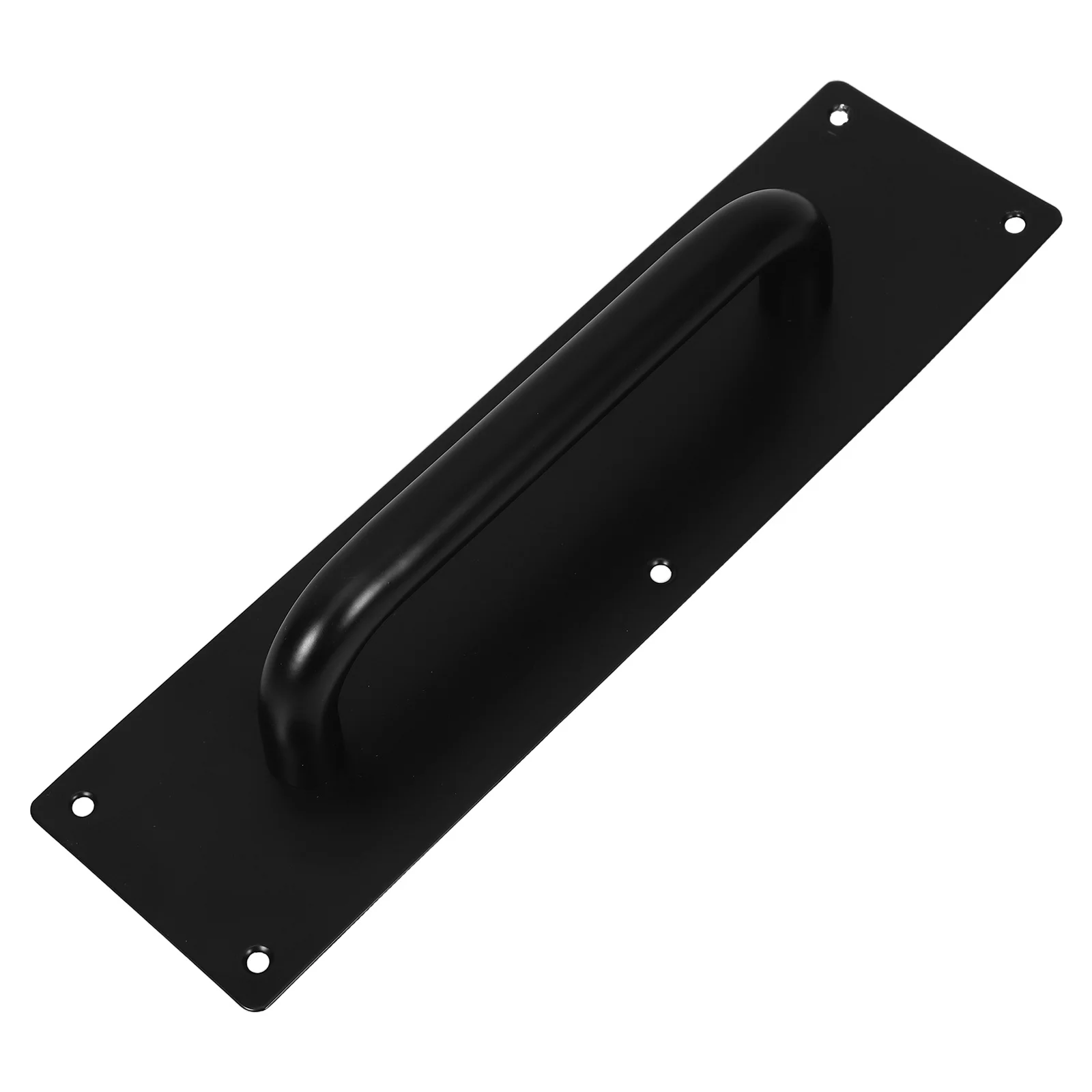 1 مجموعة دفع سحب مقبض الباب الفولاذ المقاوم للصدأ مصقول تصميم سلس للأبواب الزجاجية الخشبية المنزل مكتب تجاري #5