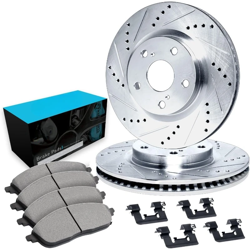 

Front Brakes and Rotors Kit |Front Brake Pads| Brake Rotors and Pads| Ceramic Brake Pads and Rotors |Hardware Kit