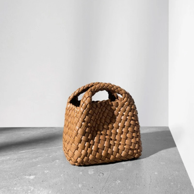 

Luxury Womens Handbag Niche Handmade Woven Mini Phone Bag Vegetable Basket Bag Shoulder Crossbody Bag Suitable for Daily Use
