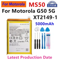 100% Original  MS50 5000mAh Battery For Motorola G50 5G XT2149-1 Phone Batteries+Tools