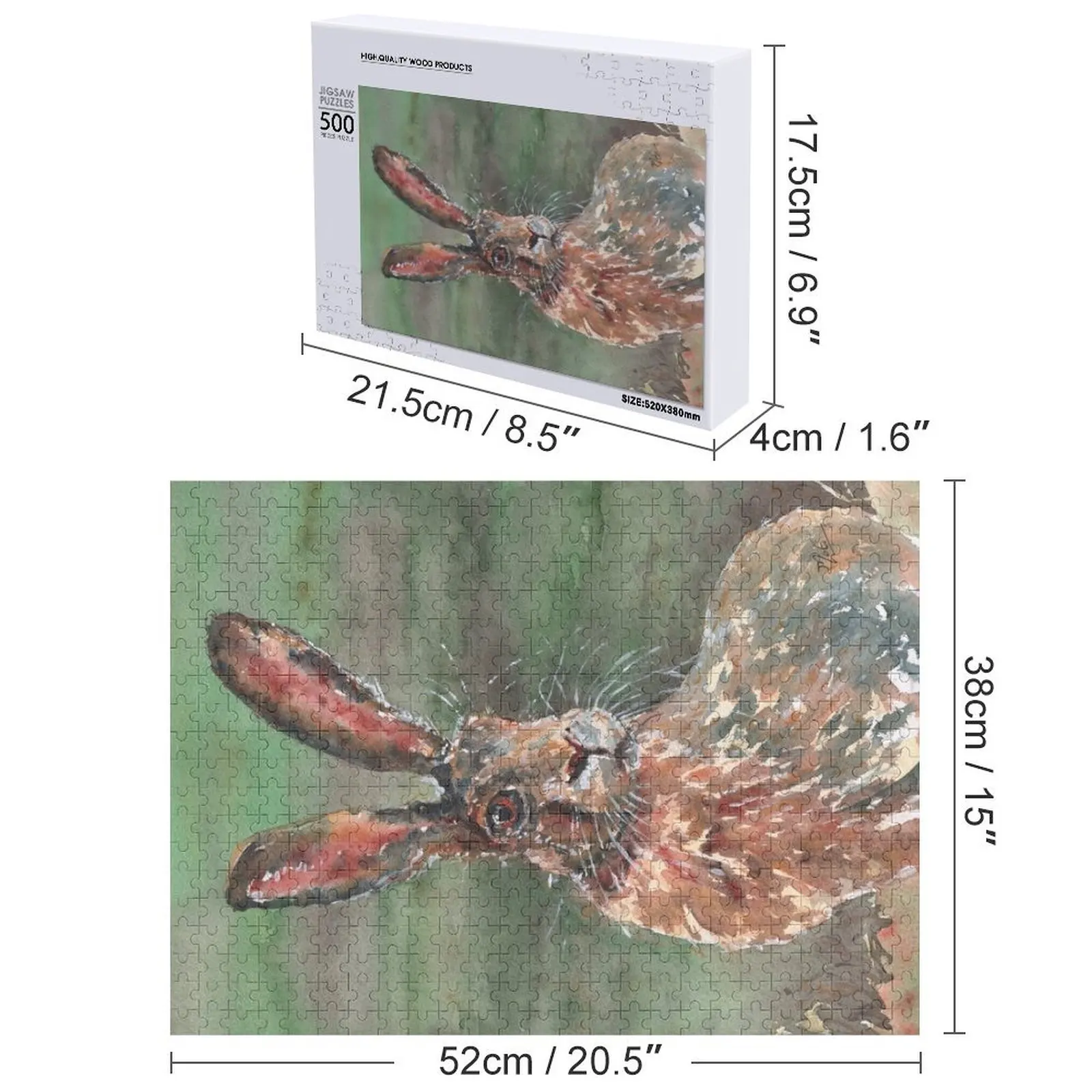 Hase Puzzle, personalisiertes Geschenk, personalisiertes Kindergeschenk, personalisiertes Namenspuzzle