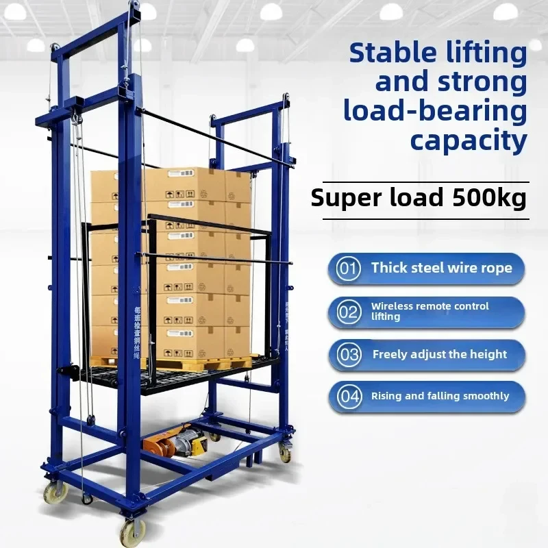 scaffolding Folding lift Home decoration construction site Portle mobile lifting platform 3