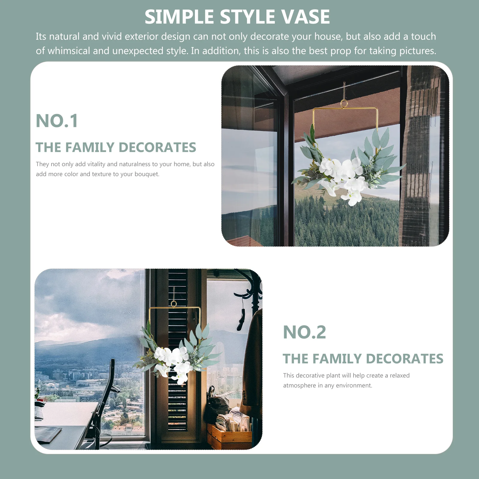 إكليل الزخرفية قلادة زهرة جميلة لقضاء عطلة مأدبة الجدار الديكور محاكاة جارلاند الباب قلادة مكتب القهوة