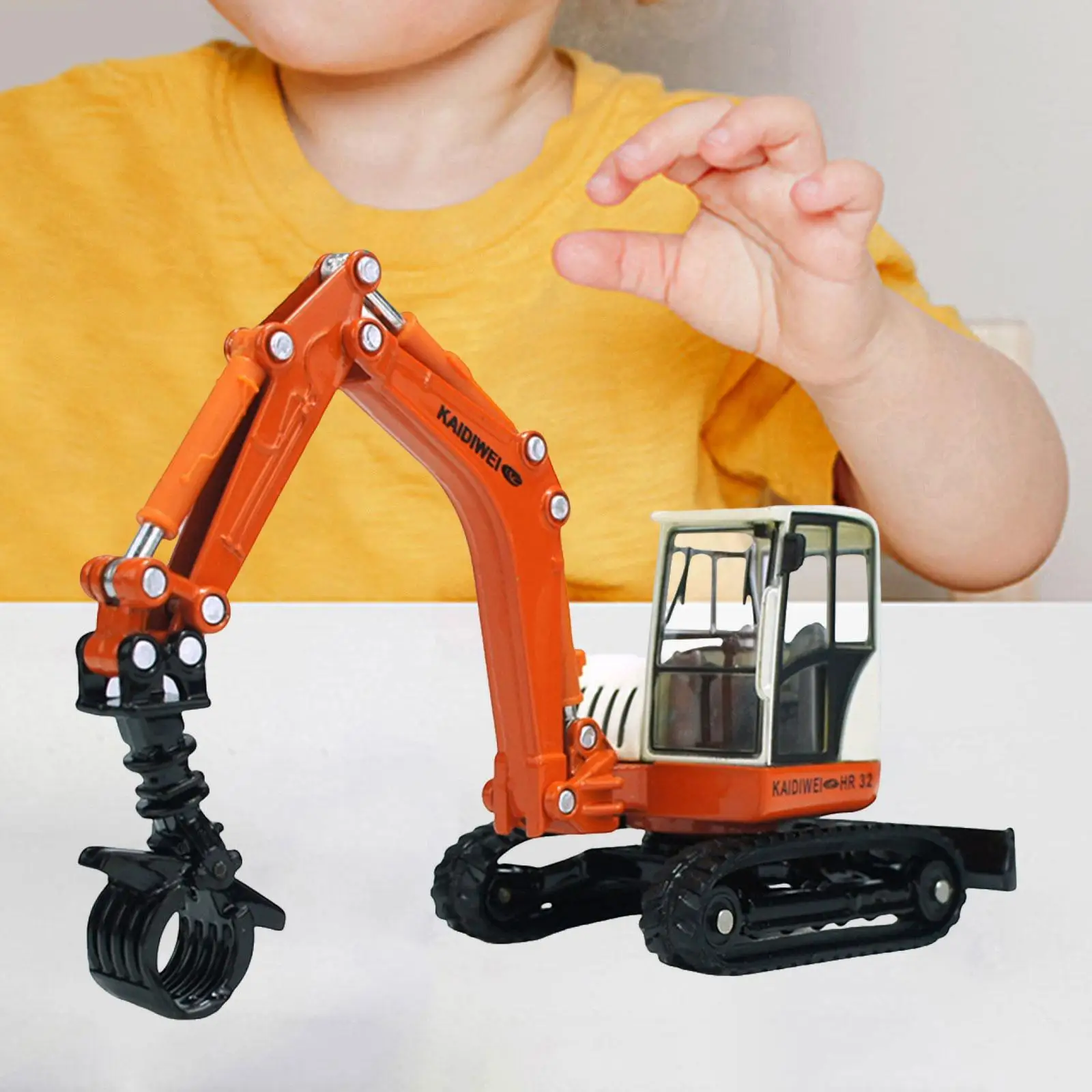 

1/50 Engineering Vehicle Diecast Model Portable Construction Engineering Toy Car