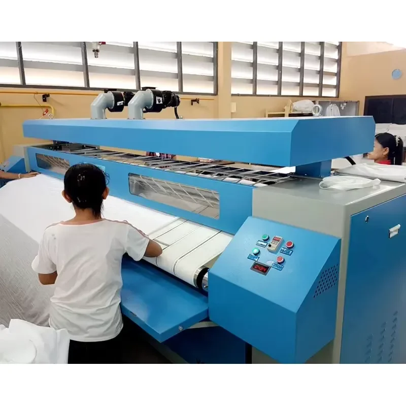 Industrial Ironing Machine for Brand Electric Steam Gas Heating ISO CE Certified