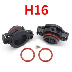 2 uds H16 coche LED faro bombilla adaptador soporte Base enchufes faro retenedor negro