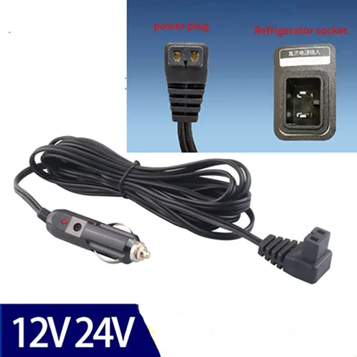 

1 м кабель питания прикуривателя для автомобильного компрессора, кабель холодильника 12 В/24 В