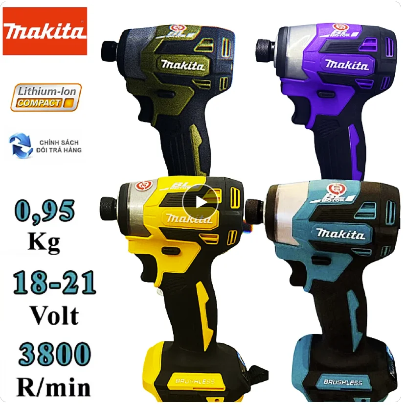 

2024 New Makita Electric Drill 18V DTD173 Drill Power Tool Impact Mini Rotary Cordless Engraving Machine Electric Carving Knife