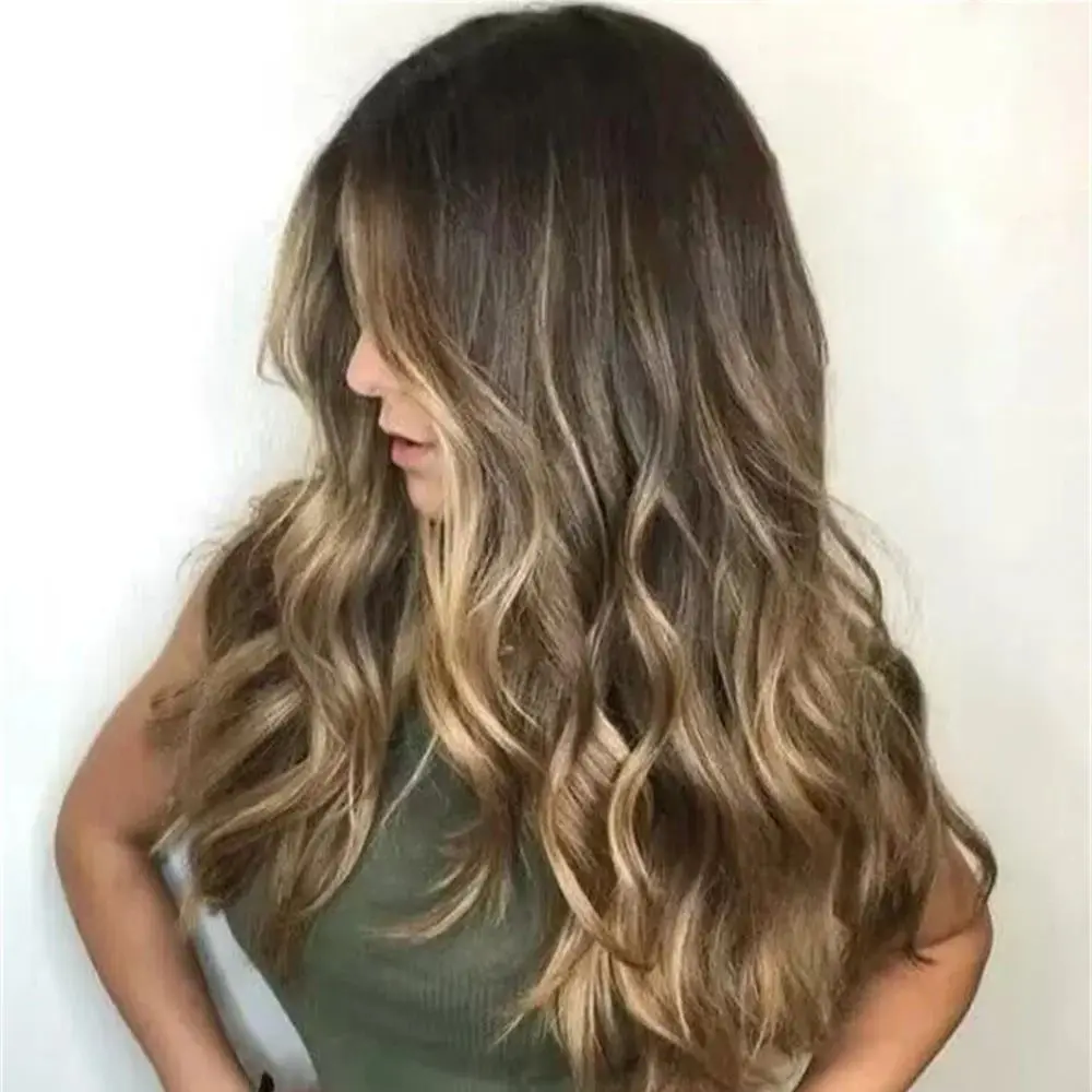 

Блонд-пепель с эффектом хайлайт, 26 дюймов, длинные волнистые волосы, мягкие, 5x5, на шелковой основе, еврейские человеческие волосы с baby hair, HD-кружево, европейские волосы, предварительно прорезиненные, без клея