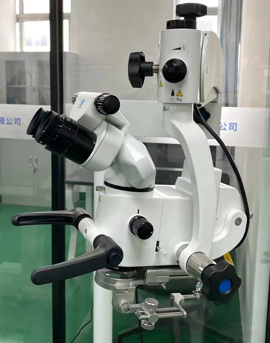 NEW VISION adjustable microscope head 0-180 degree binocular optical system, suitable for dental, neurosurgery, ENT surgery.