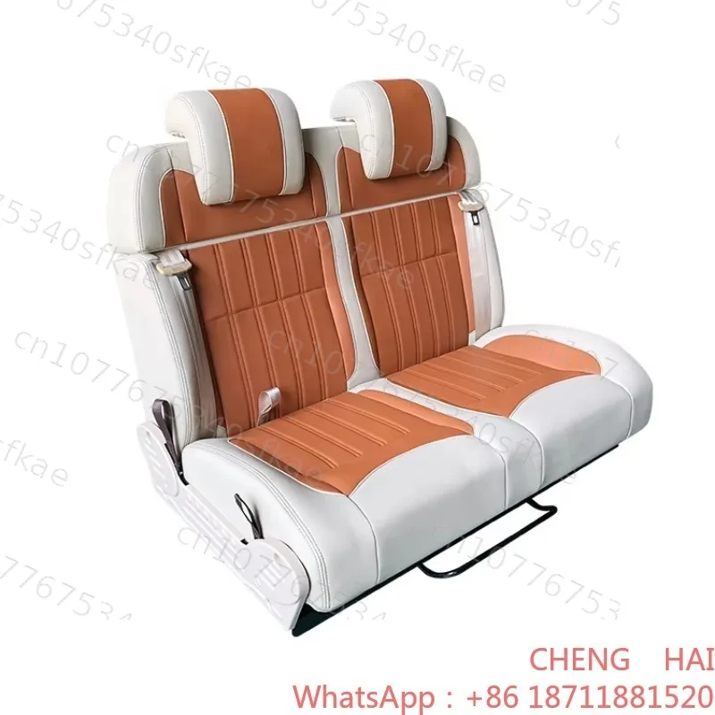 Customized Vito Model Leather Conversion Van Motor Home Seat Bed Featuring Modified Reclining Folding Functions