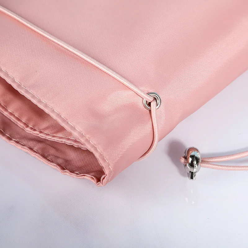 Ladies Organizer For Makeup Bags 4PCS Separable Pouch Oрганайзер Rope Strap Sac Foldable Mesh Cosmetic Bag Kосметика для макияжа