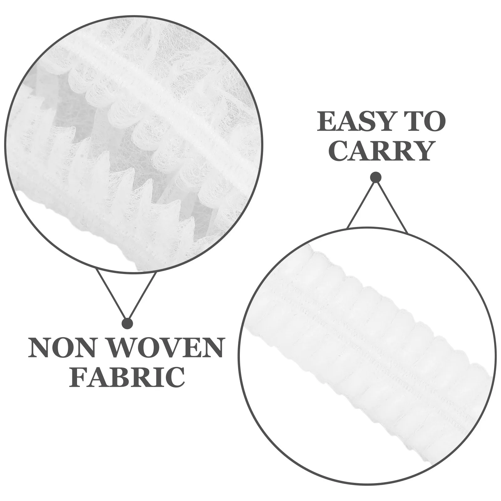 100 قطعة من شبكات الشعر للاستعمال مرة واحدة، قبعات الشيف غير المنسوجة المقاومة للغبار قابلة للتنفس لخدمة الطعام، قبعات شبكية للاستعمال مرة واحدة، شبكة شعر #1