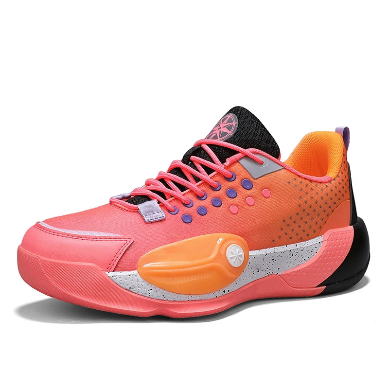 

Fashion Platform Basketball Sneakers Breathable Trendy Non Slip Cushioning Wear Resistant Casual Walking Running Athletic Shoes