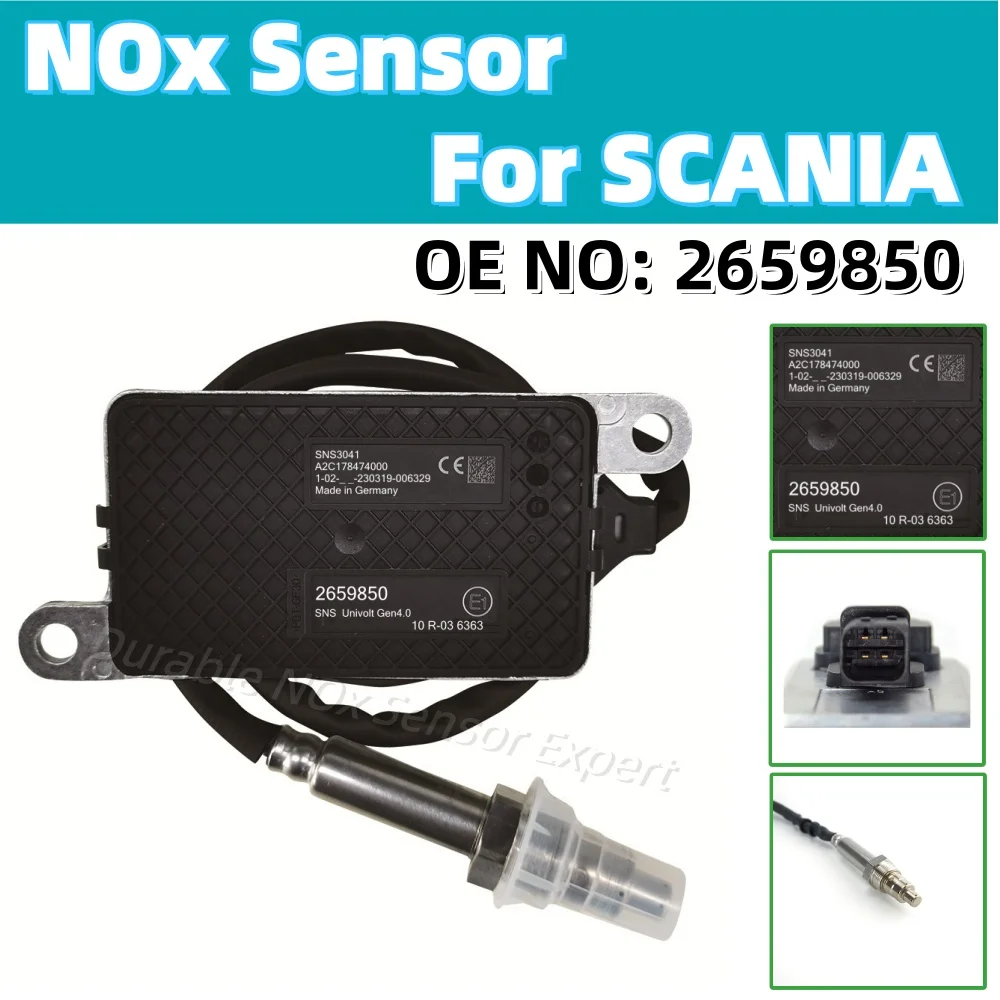 

2659850 SNS3041 Original NEW Nitrogen Oxygen NOx Sensor For Scania Engine Truck Euro6