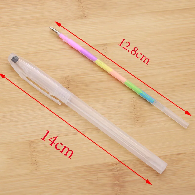 Wholesale! 10pc Gel Pen Case Ballpoint Pen Transparent Handle Shell Cover Simple Styple Minimum Handle Cover Shell