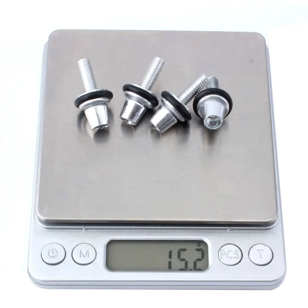 

4Pcs Brake Adjustment Screw Set Aluminum Alloy Wear Resistant Fixing Screws Suitable for Road Mountain Bike