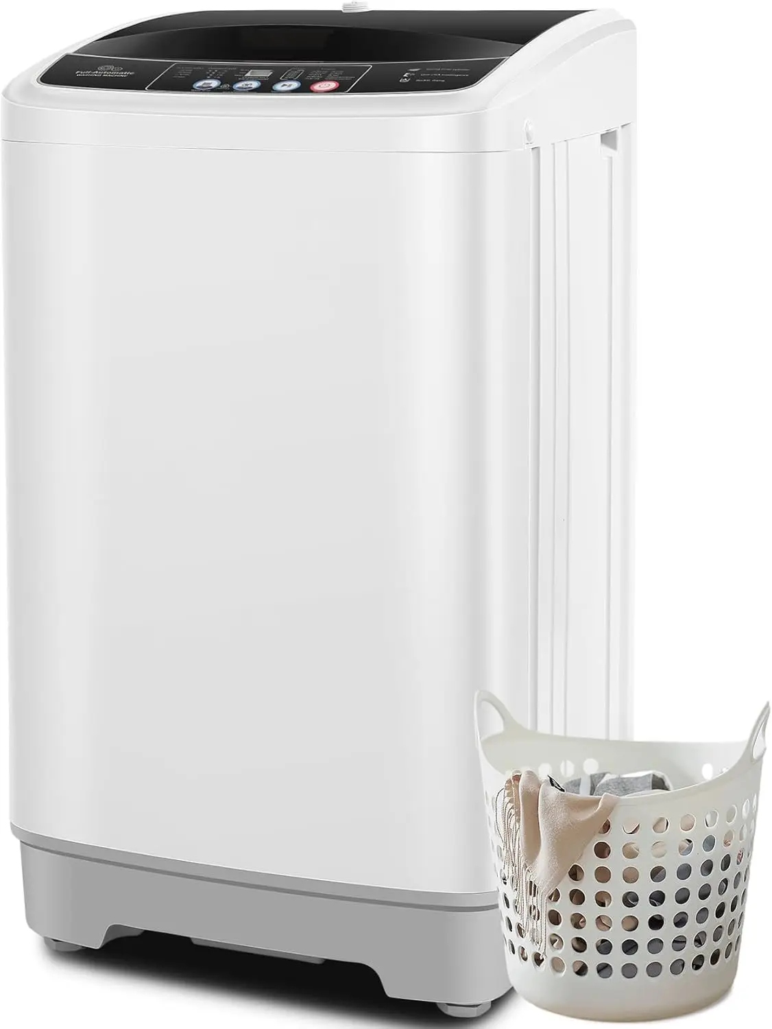 

Nictemaw Portable Washing Machine 17.8Lbs Large Capacity 2.4 Cu.ft Portable Washer Machine