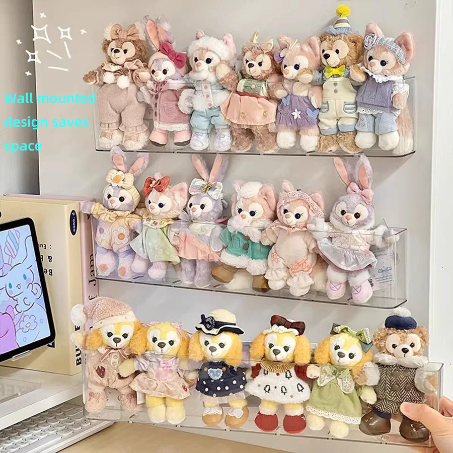 Plush Doll Pendant Storage Rack Christmas Doll Display Rack Bar Millet Book Rear Wall Hanging Non Perforated Storage Rack