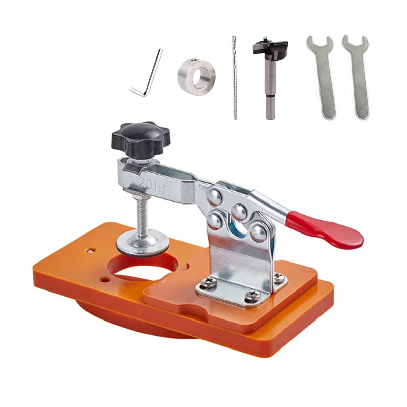 35 مللي متر المفصلي المخفي الحفر تهزهز دليل المفصلي ثقب الحفر دليل نجار أداة نجارة ثقب فتاحة محدد خزانة الباب #2