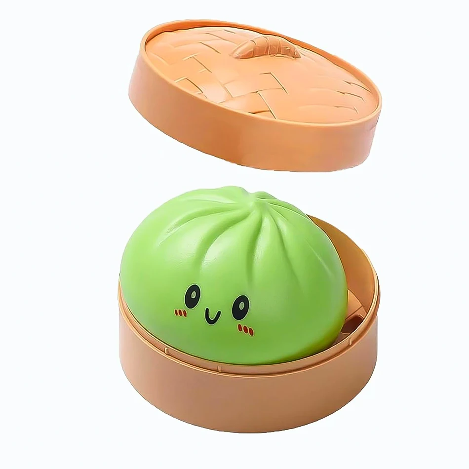 Blind box Kleurrijke Gesimuleerde Dumpling Squishy Ontspannende Angstverlichtende Antistress Gelukverhogende Rebound Knijp-speeltje