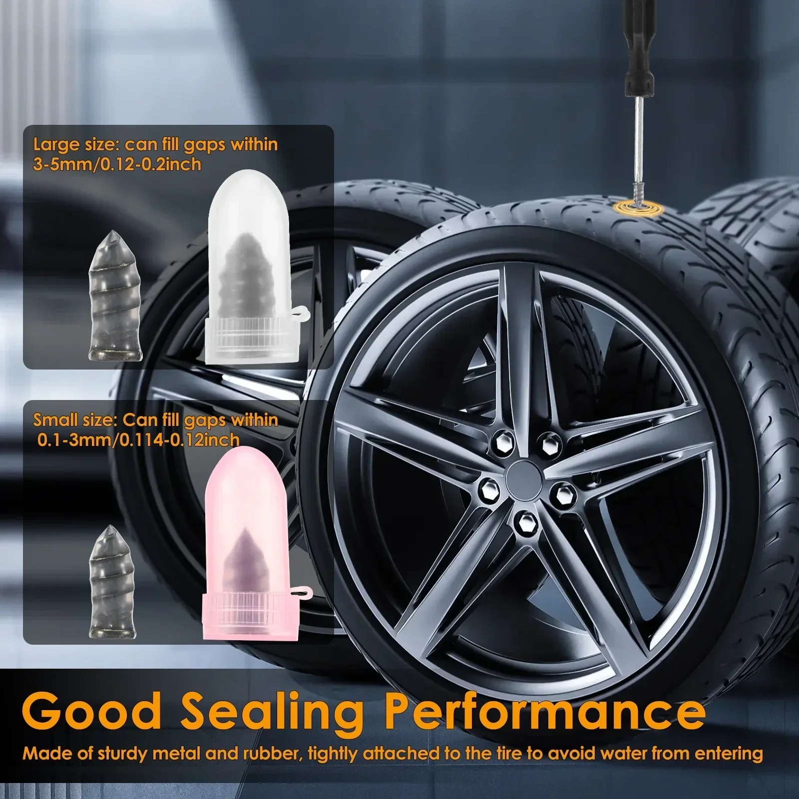 

21-41PCS Universal Vacuum Car Tyre Repair Rubber Nail Tire Repair Nail Rubber Screw Screw Tools In Tubeless Plug Accessories Kit
