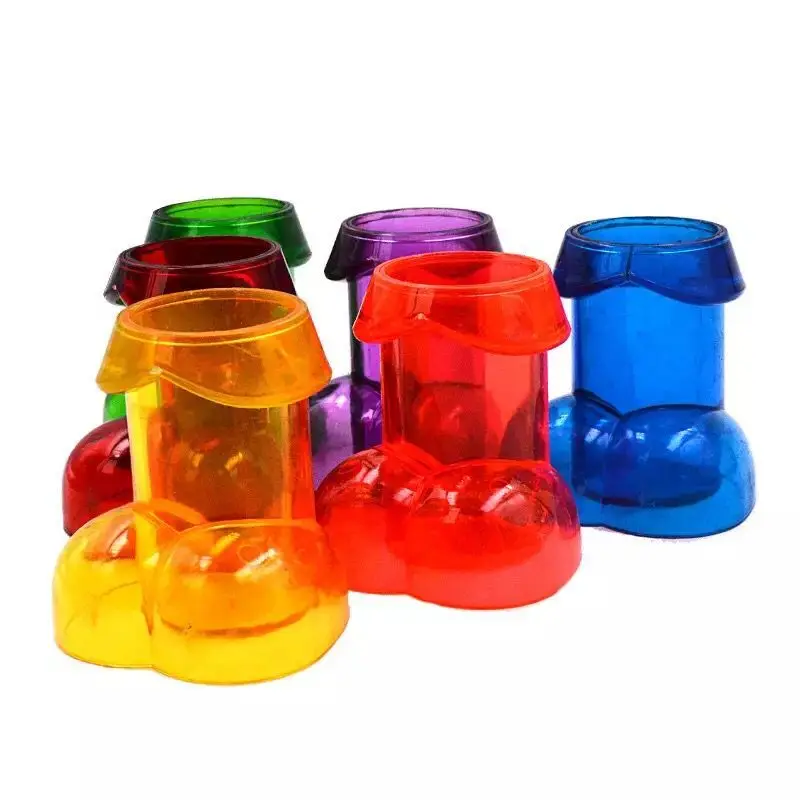6 creative party wine glass decoration set bar party high value color cup Halloween Valentine\'s Day girlfriend birthday gift