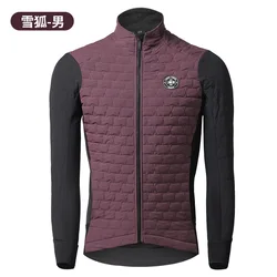 LAMEDA Windbreaker for cycling keep out cold - 10 degrees windproof warm men's cycling jacket outdoor sports cotton jacket