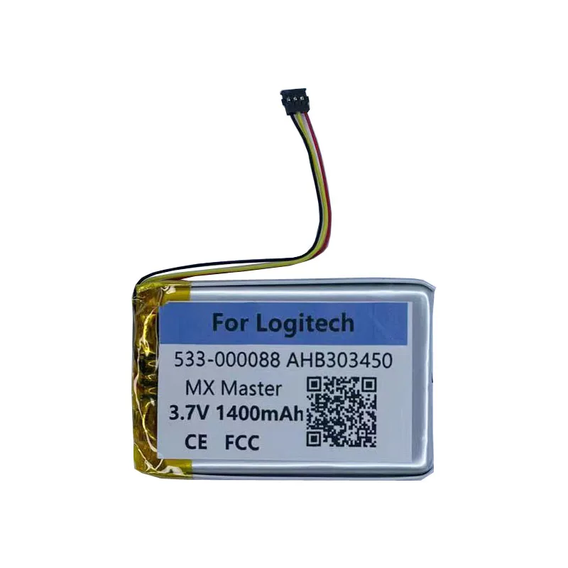 600 mAh-1400 mAh batterij voor Logitech MX Master / 2s / 3 gamemuis