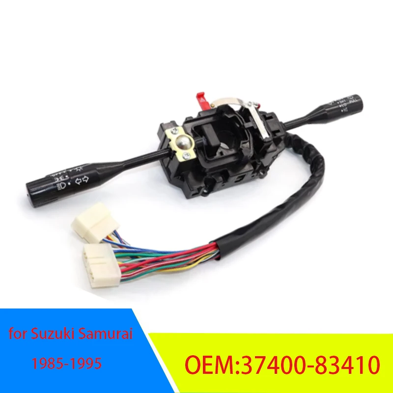 Automotive Turn Signal Switch Multi-Function Combination Switch for Suzuki Samurai 1985-1995 37400-83410