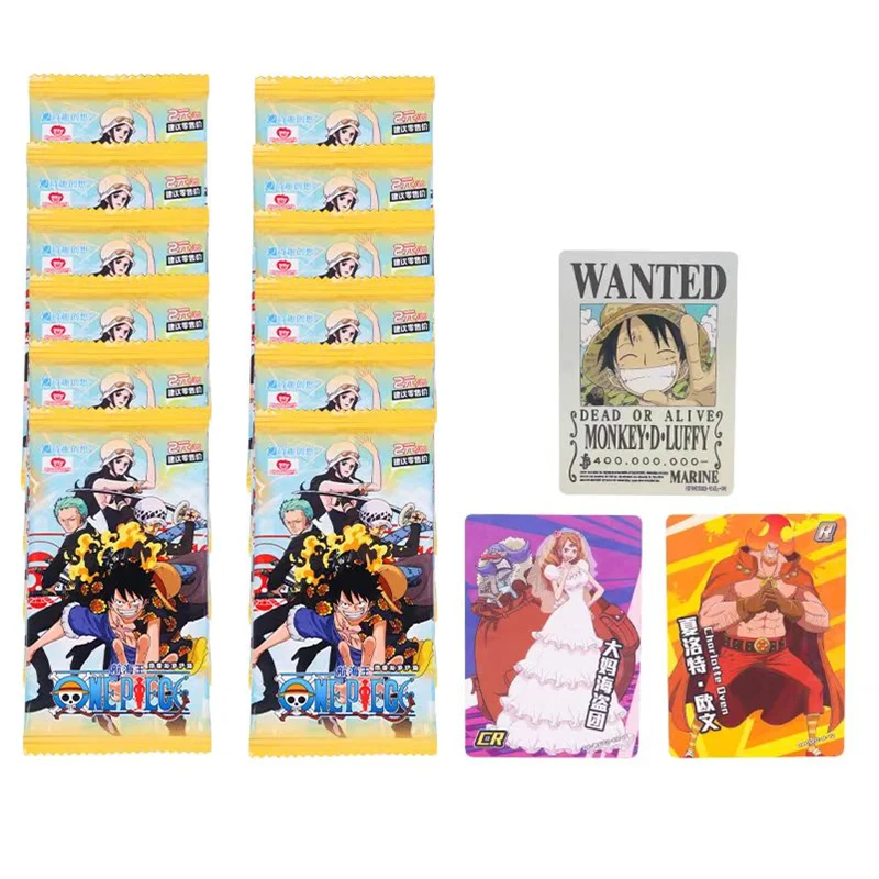 One Piece Collection Card Luffy Zoro Shanks UR SER SSR SR Rare Character Trading Collectible Card Toy Children\'s Birthday Gift