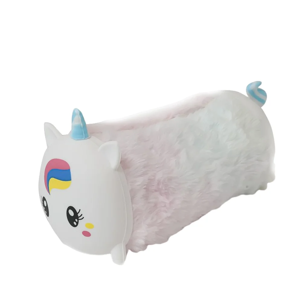 

Soft Caterpillars Unicorn Pencil Case Large Capacity Cute Pen Bags Versatile Cartoon Stationery Storage Bag