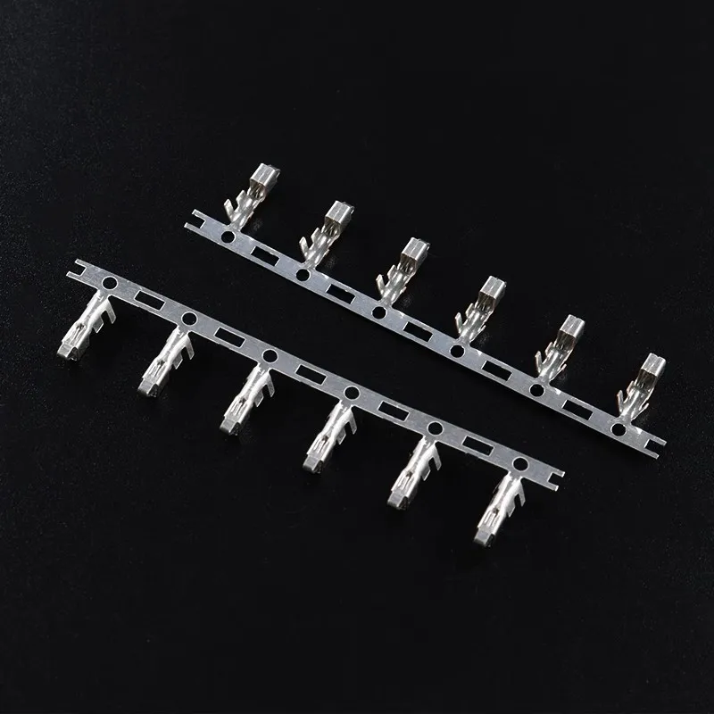 Frio pressionado Terminal Plug, macho e fêmea pressão fio cabeça, Primavera par, adequado para Shell SM, SM2.54