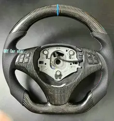 100% Real Carbon Fiber Manual Car Steering Wheel For BMW 3 Series E82 E84 E87 X1 E90 320d E92 E93 320i