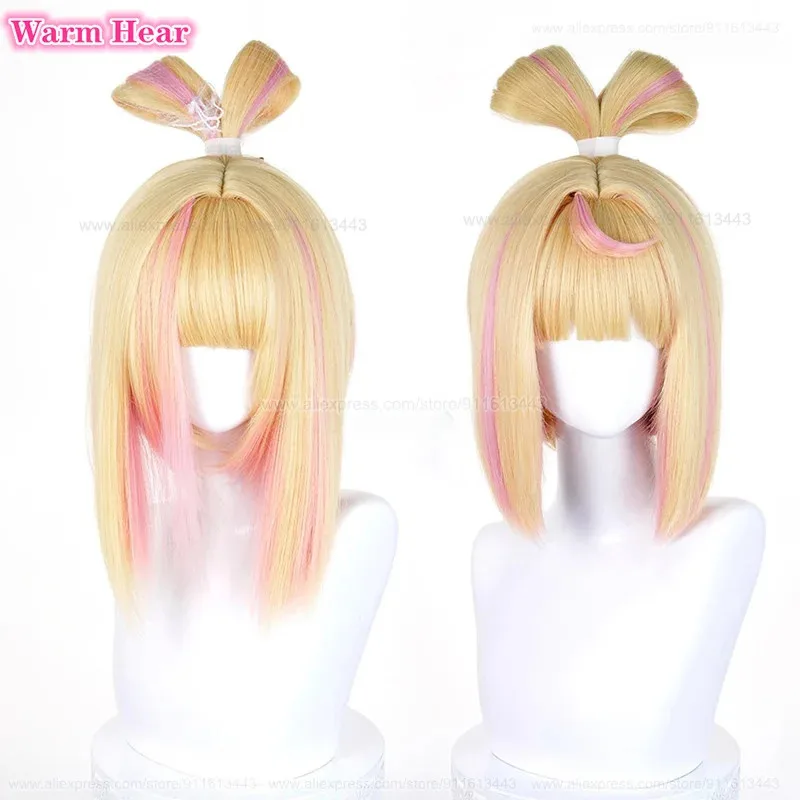 

zizi 2025 2 стиля парик Юнона игра 34 см/56 см смешанные цвета косплей аниме термостойкие синтетические волосы парики для Хэллоуина + A